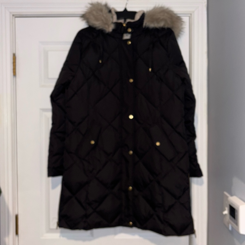 Nwt! Ralph Lauren Down Feather Coat Size Large
